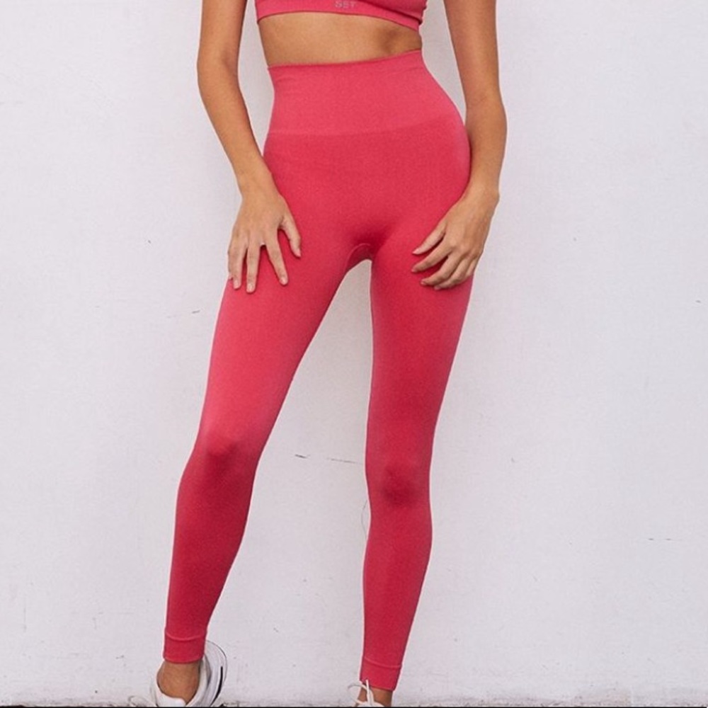 Set Active SculptFlex Leggings Small Pink